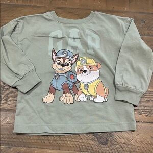 GAP Kids Green Paw Patrol Sweatshirt
